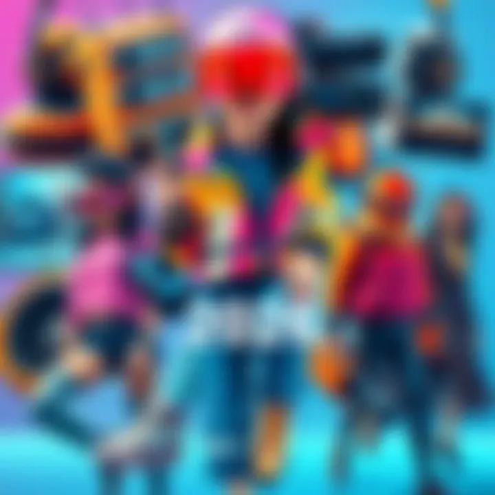 A vibrant collage showcasing the latest technology, fashion, and lifestyle trends of 2026, featuring gadgets, clothing styles, and cultural elements.