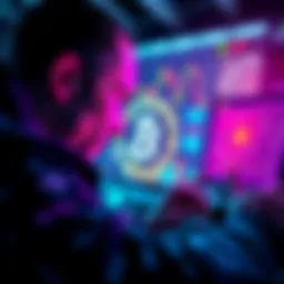 A person securely setting up their Trezor Bitcoin wallet with emphasis on seed phrase management and security practices