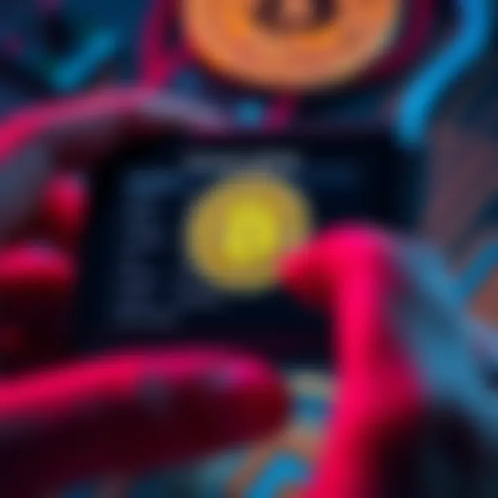 User selecting firmware options on a Trezor device with Bitcoin logo
