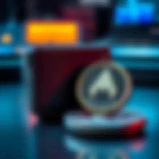 A Trezor hardware wallet displayed alongside the Monero cryptocurrency logo, symbolizing support for XMR.