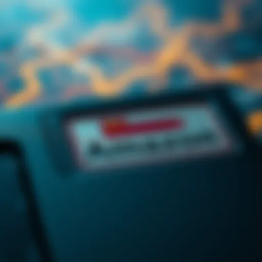 Close-up of Trezor One digital wallet showing a label that reads 'Made in China', raising safety concerns for buyers.
