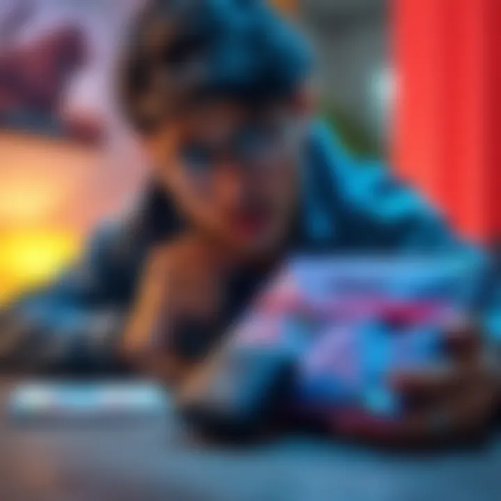 A concerned individual examining a Trezor device and a mysterious package on a table, symbolizing the caution needed when receiving cryptocurrency hardware wallets.