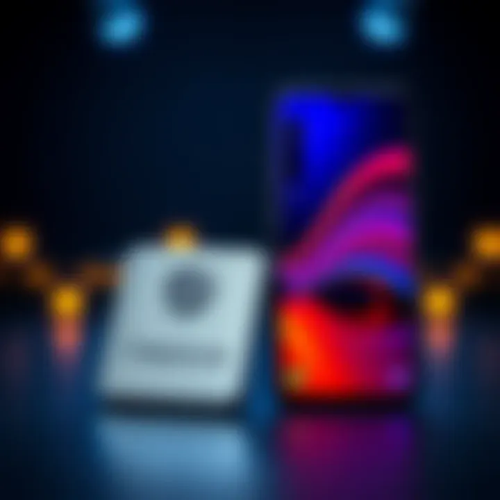 Trezor Safe 3 cryptocurrency wallet placed next to a Samsung A34 smartphone, showing their compatibility features for secure asset management.