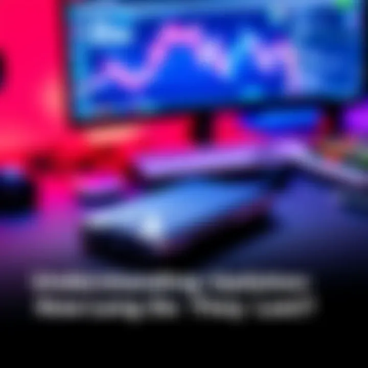 A Trezor hardware wallet laid out on a desktop, showcasing its sleek design and security features, with a computer in the background.