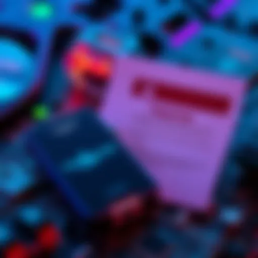 A Trezor cryptocurrency hardware wallet alongside a printed email alert about STM32 chip issues