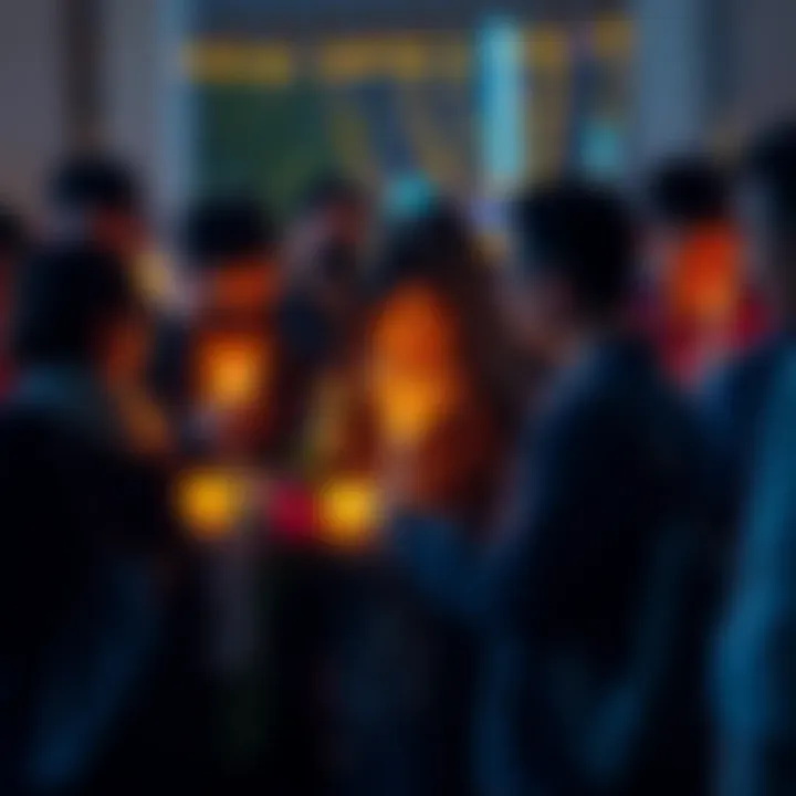 Community members gather for a memorial tribute to Zerebro founder Jeffy Yu after his alleged death, holding candles and flowers in remembrance.