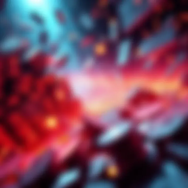 A graphic showing large amounts of capital flowing towards digital assets, symbolizing investment growth.