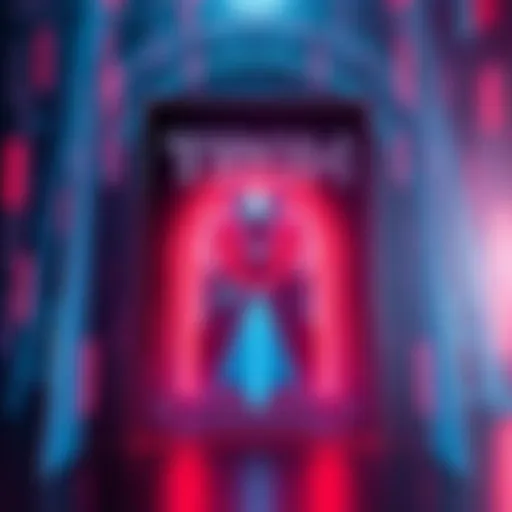 A graphic showing the Tron: Ares movie poster with a backdrop of digital elements representing streaming success