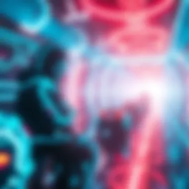 A vibrant scene from TRON: Legacy featuring glowing elements and futuristic visuals that capture the essence of the Grid.