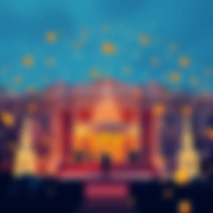 A visual representation of Donald Trump's inauguration with cryptocurrency symbols and donations illustration
