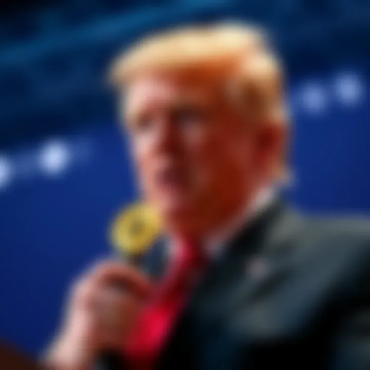 Donald Trump announces support for cryptocurrency on national television, expressing that many Americans want it.