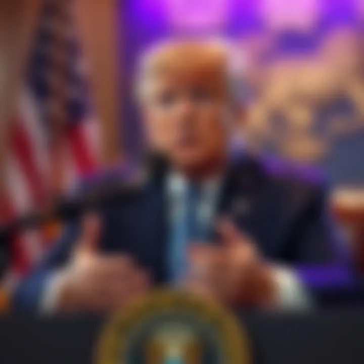 President Trump speaks about the new cryptocurrency law aimed at boosting U.S. dominance in digital currency