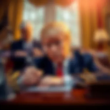 President Trump signing an executive order to support crypto traders with FAFO initiative.