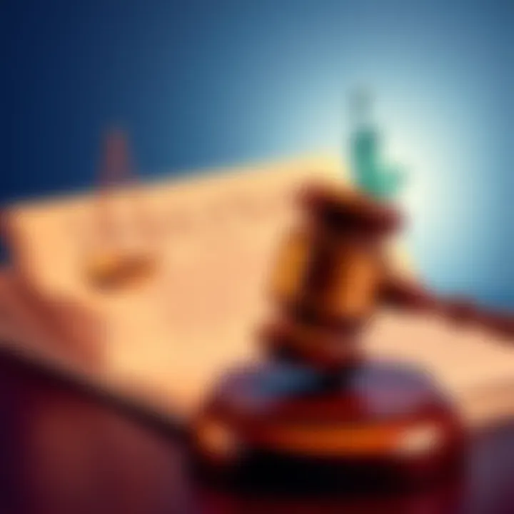 Trump's World Liberty Financial Sues Justin Sun Legal document and gavel representing Trumpโs World Liberty Financial lawsuit against Justin Sun for defamation