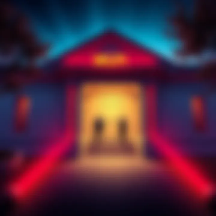 WLFI building with a closed door symbolizing locked depositors, and a graphic of stablecoins in the background