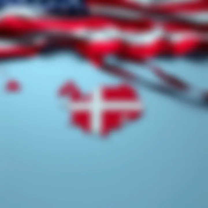 A controversial map showing Iceland beneath an American flag, reflecting rising diplomatic tension between Iceland and the US.
