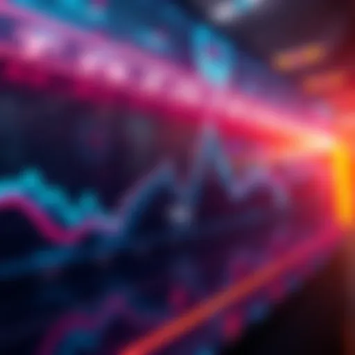 A line chart showing the steady rise in TRX value over time, with a focus on its consistent performance compared to other cryptocurrencies.