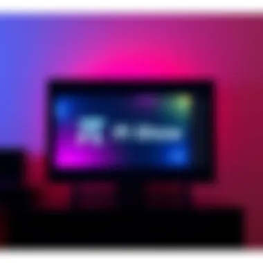 A television screen displaying a message that the Pi Show has been turned off, symbolizing the end of a popular program.