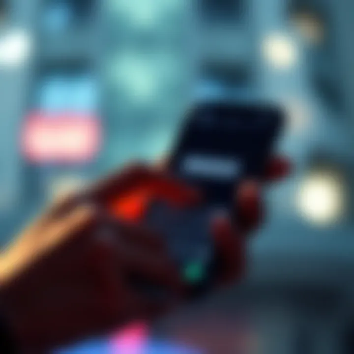 A person entering a passphrase directly on a smartphone instead of using a wallet application