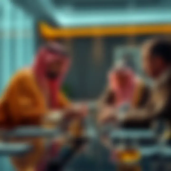 UAE spy sheikh discussing investment details with Trump family members at a meeting