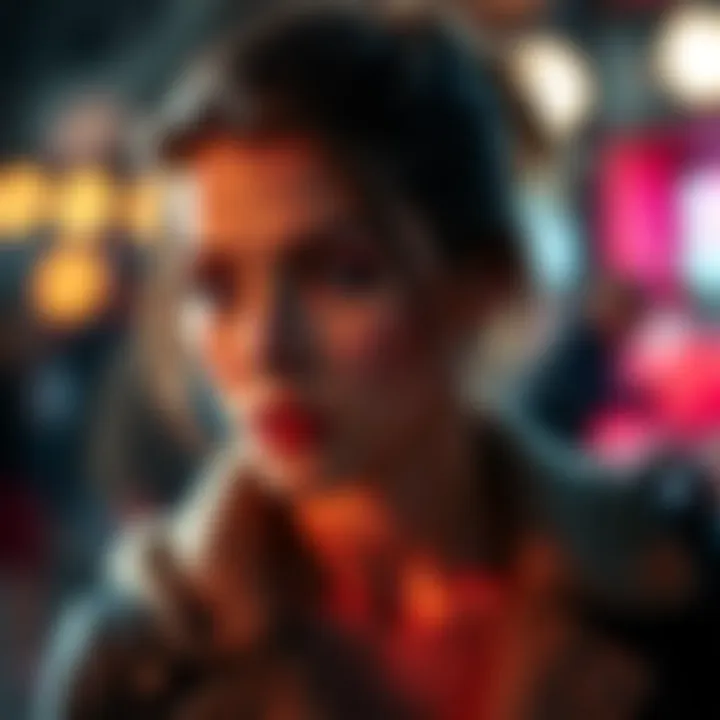 A visual representation of emotional connection and social cues in attraction