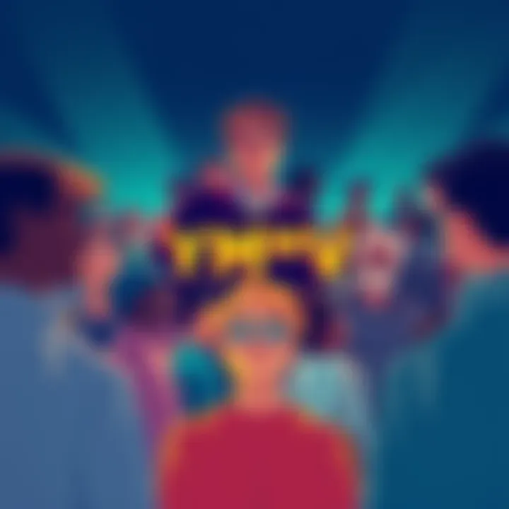 Illustration showing diverse people sharing different experiences around a central phrase 'YMMV', highlighting personal differences