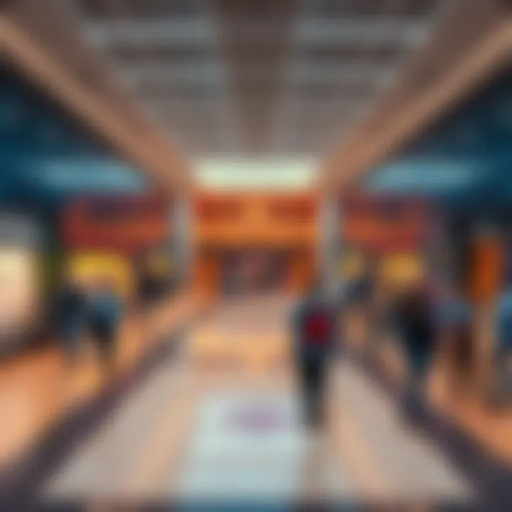 New Satoshi floor at the university's business school with students and staff around.
