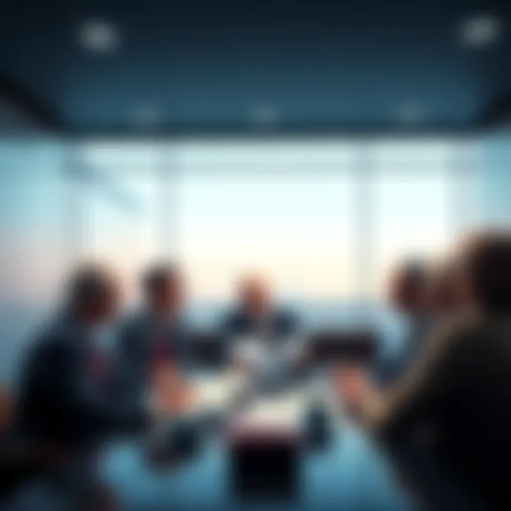 A group of U.S. lawmakers in a meeting, reviewing documents about delaying the cryptocurrency market structure bill until 2027.