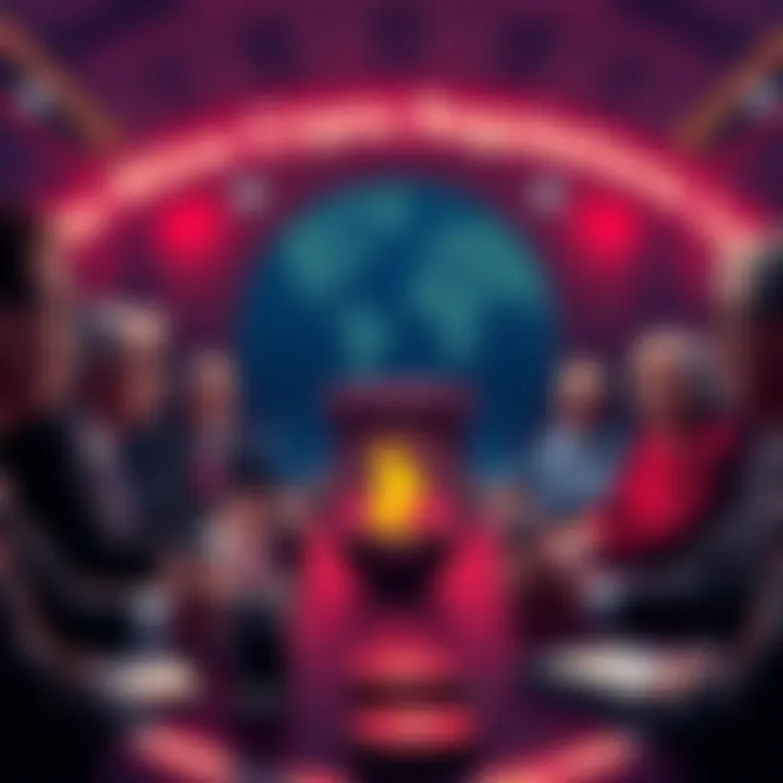 A group of US lawmakers in a meeting discussing the future of cryptocurrency regulations before the midterm elections.