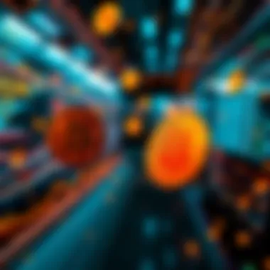 US government Bitcoin transfer A visual representation of the US government transferring Bitcoin, depicting digital coins moving rapidly between computer networks, symbolizing a financial transaction