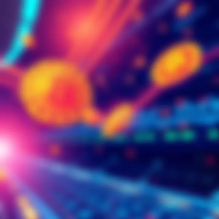 An illustration showing a digital representation of USDC coins moving quickly between Base and Solana networks, symbolizing fast and efficient transfer methods.