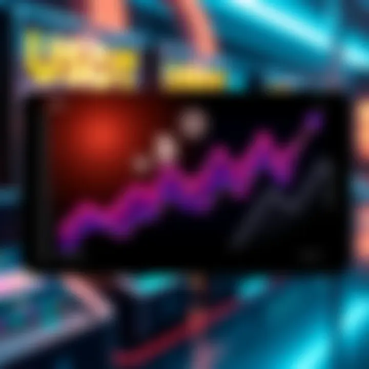 Illustration showing a dynamic graph of USDT flow between wallets and casinos