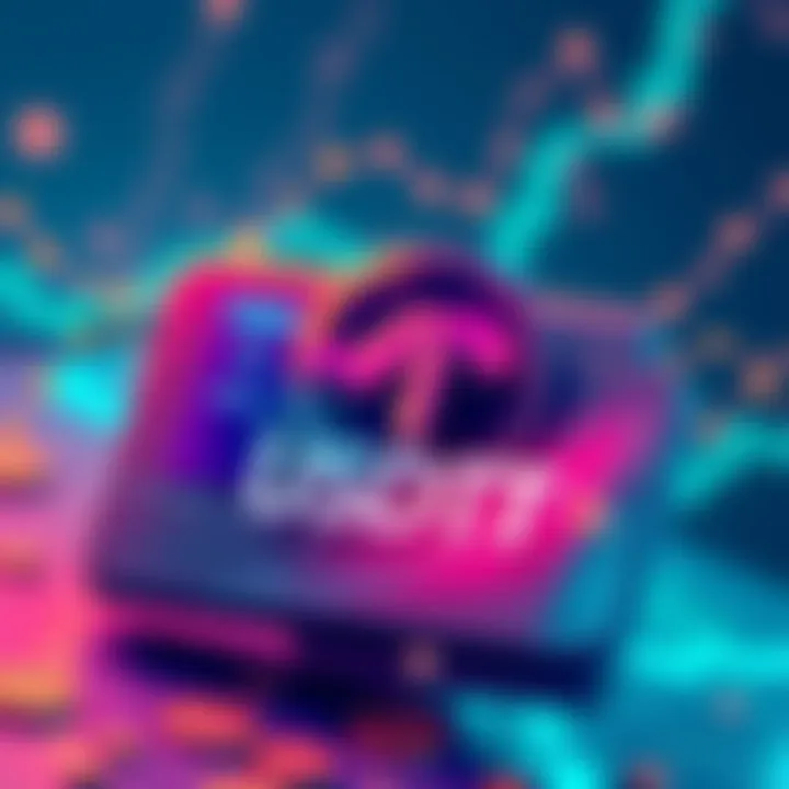 Illustration of USDT TRC20 cryptocurrency with Kraken Wallet interface