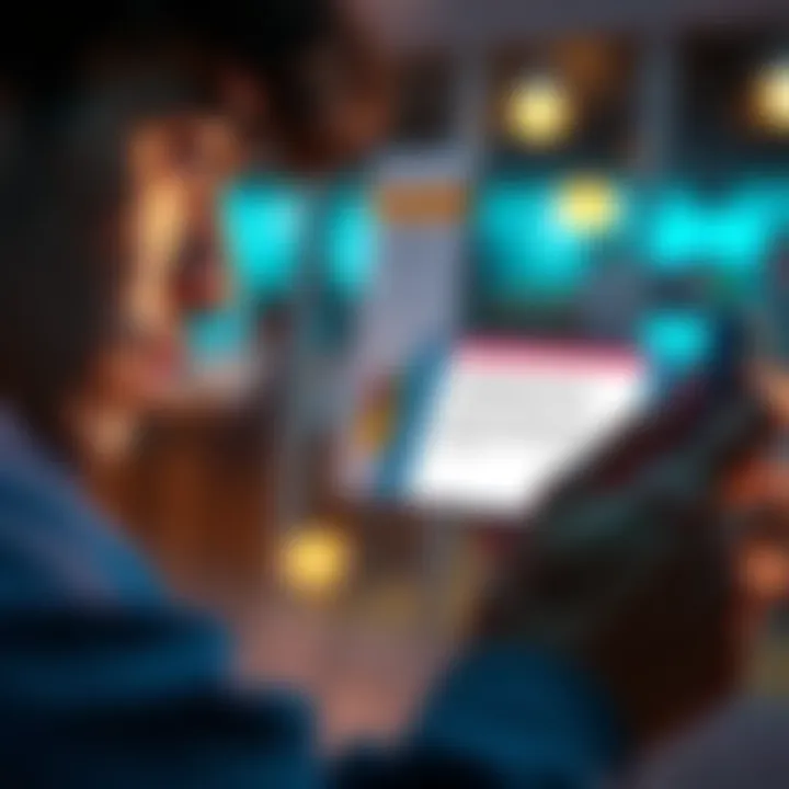 A person looking frustrated while using a smartphone, showing a notification about Perplexity Pro status loss on a screen.