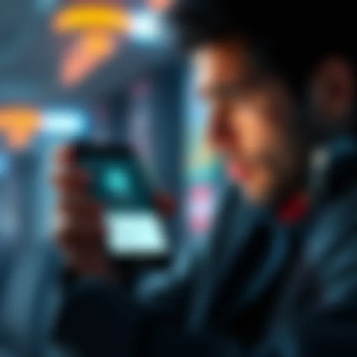 A worried person looking at their phone screen showing a loss of cryptocurrency funds, illustrating the risk of crypto transactions without proper support.