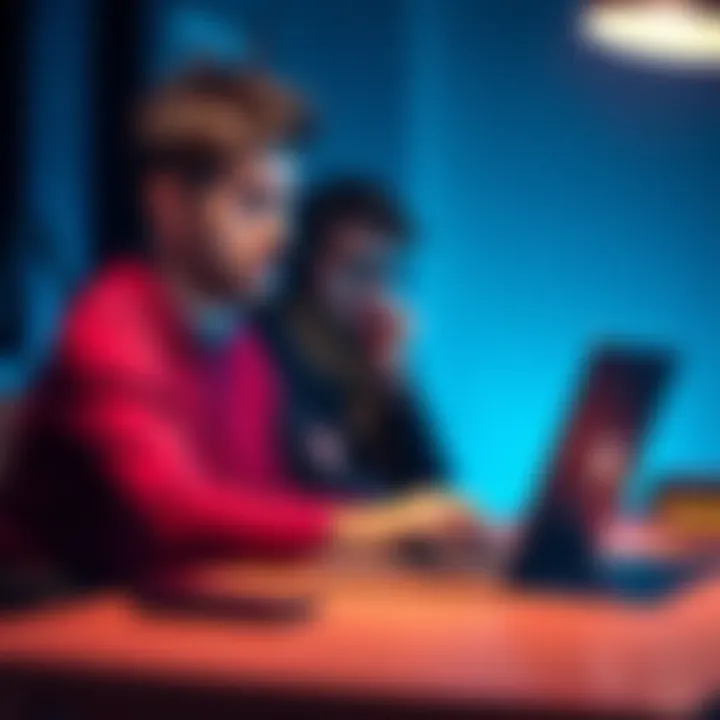 Person sitting at a desk with a laptop, looking puzzled while checking Revolut's referral bonus status