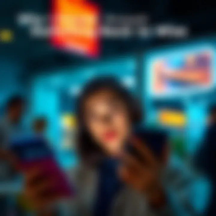 A person looking at their phone with a thoughtful expression, comparing a popular app and Wise for travel rewards.