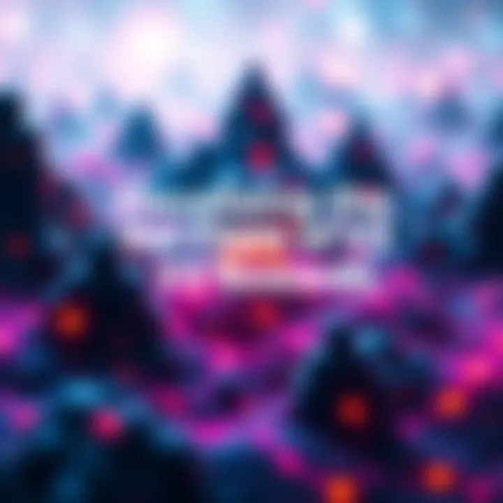 An abstract depiction of changing rewards in a digital landscape