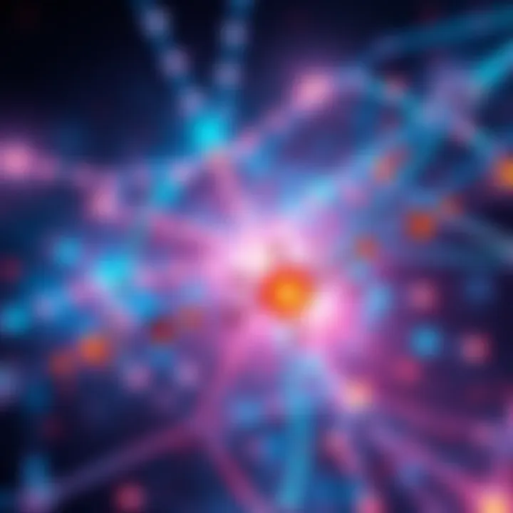 Validator Integrity Concerns Post-Mainnet Release An abstract representation of a blockchain network with distorted validator nodes, symbolizing integrity issues and potential threats.