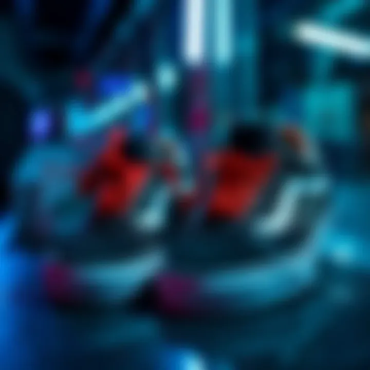 A pair of Vans sneakers on display, symbolizing cringe culture and community dynamics in online forums