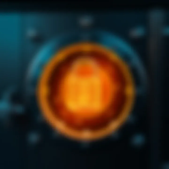 Guard Your Digital Wealth A secure vault with a digital lock symbolizing cryptocurrency safety