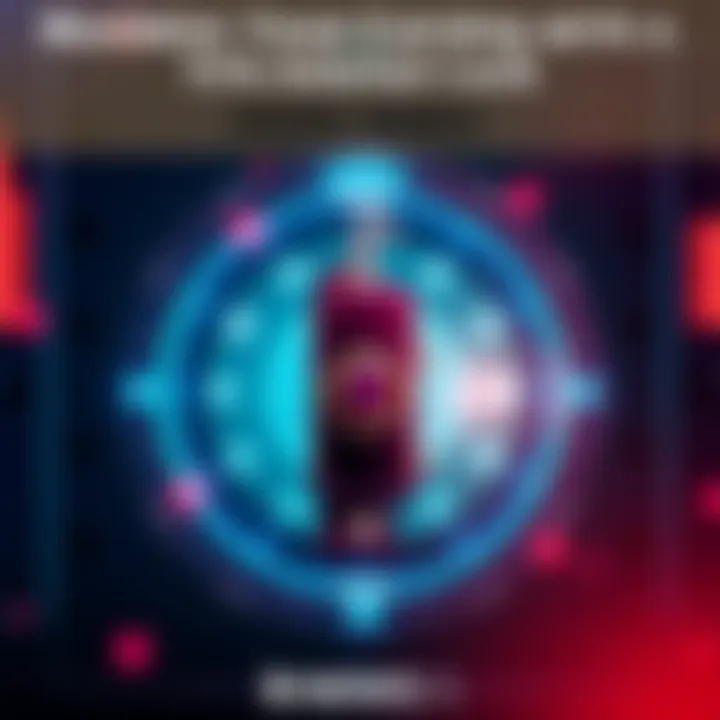 Illustration of a digital vault representing secure investment options and high returns