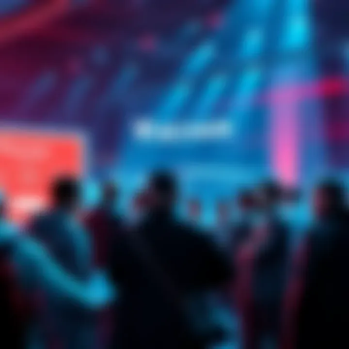 People engaged in a discussion about VeChain, sharing ideas and updates on blockchain technology