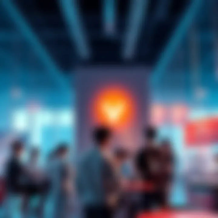 People discussing blockchain topics related to VeChain, sharing ideas and questions in a casual setting