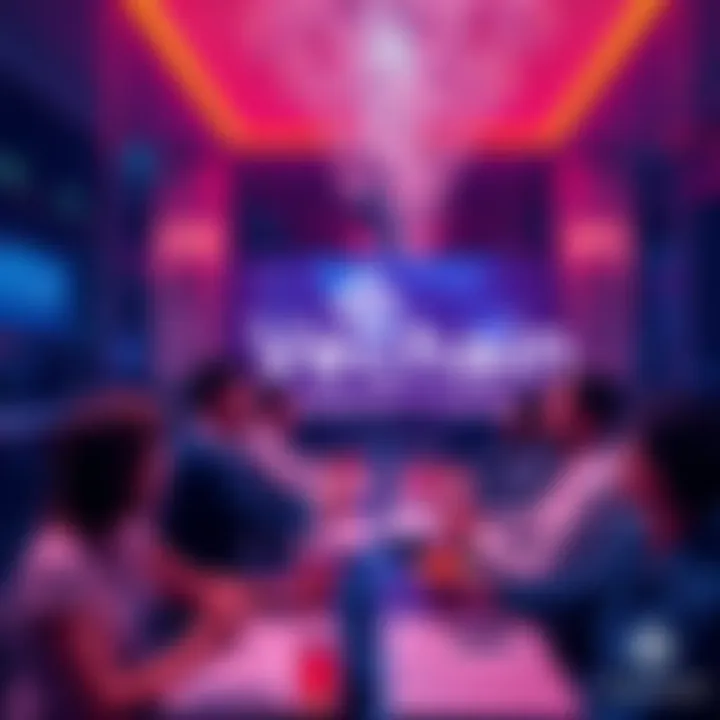 A vibrant discussion among Vechain community members engaging in blockchain insights