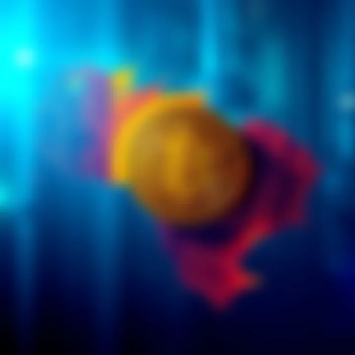 A conceptual image showing a large Bitcoin symbol surrounded by the outline of Venezuela's map, highlighting the speculation about alleged reserves.