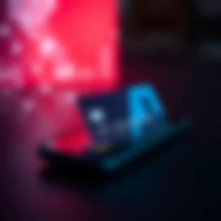 A virtual card on a smartphone screen next to a bank interest account interface, symbolizing the connection issues people face.