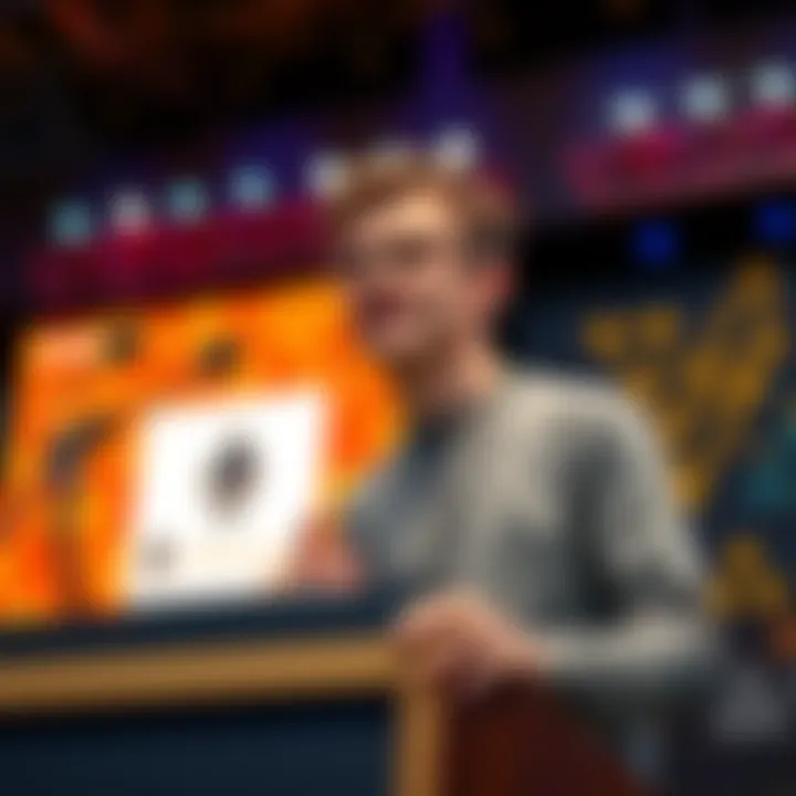 Vitalik Buterin at a podium sharing details about Ethereum's quantum resistance roadmap, with visual aids showing cryptographic strategies