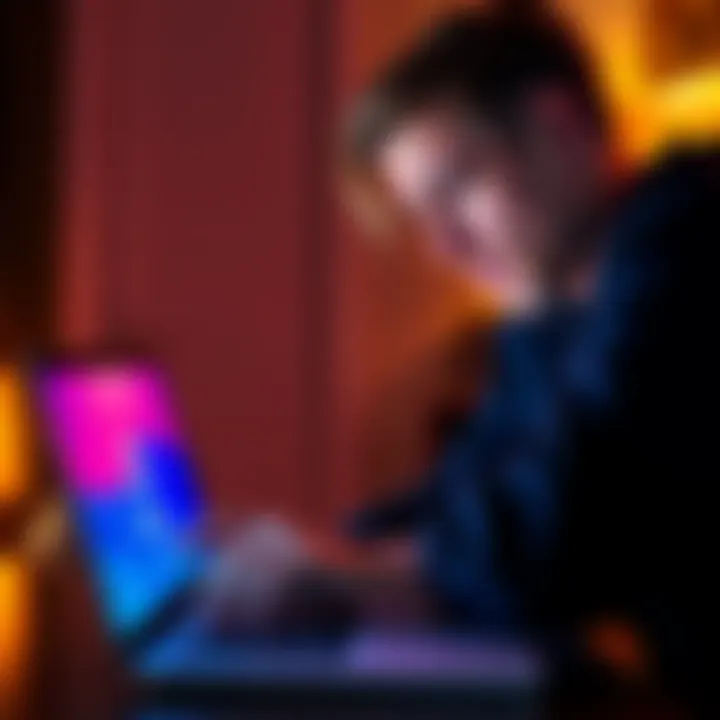 A frustrated person looking at a laptop screen showing a denied wallet activation message from Banxa, with a distressed expression.