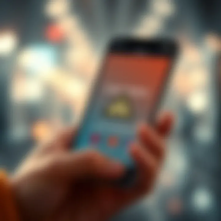 A smartphone displaying a wallet app with warning signs about scam tokens appearing unexpectedly.